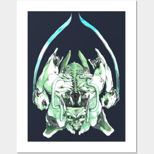 Gargoyle broken android Posters and Art